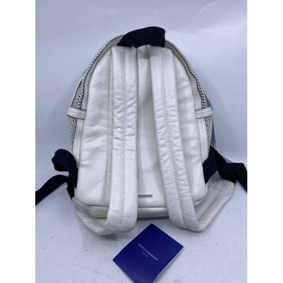 Rebecca Minkoff Net Mini Mab White Leather Backpack - Picture 6 of 11